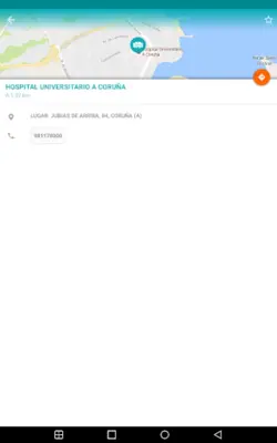 Urxencias Sanitarias de Galicia android App screenshot 0